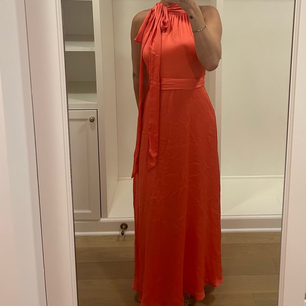 Sacha & Babi kayla gown in coral